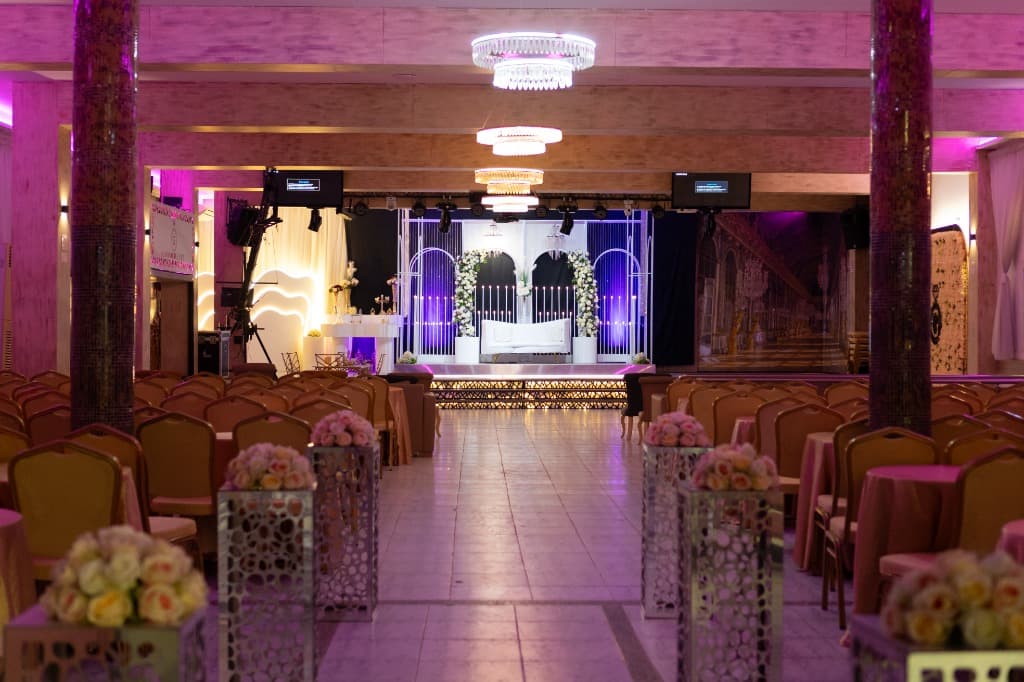 Salle de réception d'exception et allée royale ALGAMMOUDI EVENTS